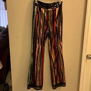 Starlet Sequins High-Waisted Pant